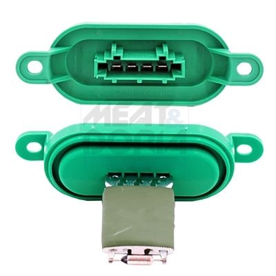 Rezistor, ventilator habitaclu MEAT & DORIA 667408