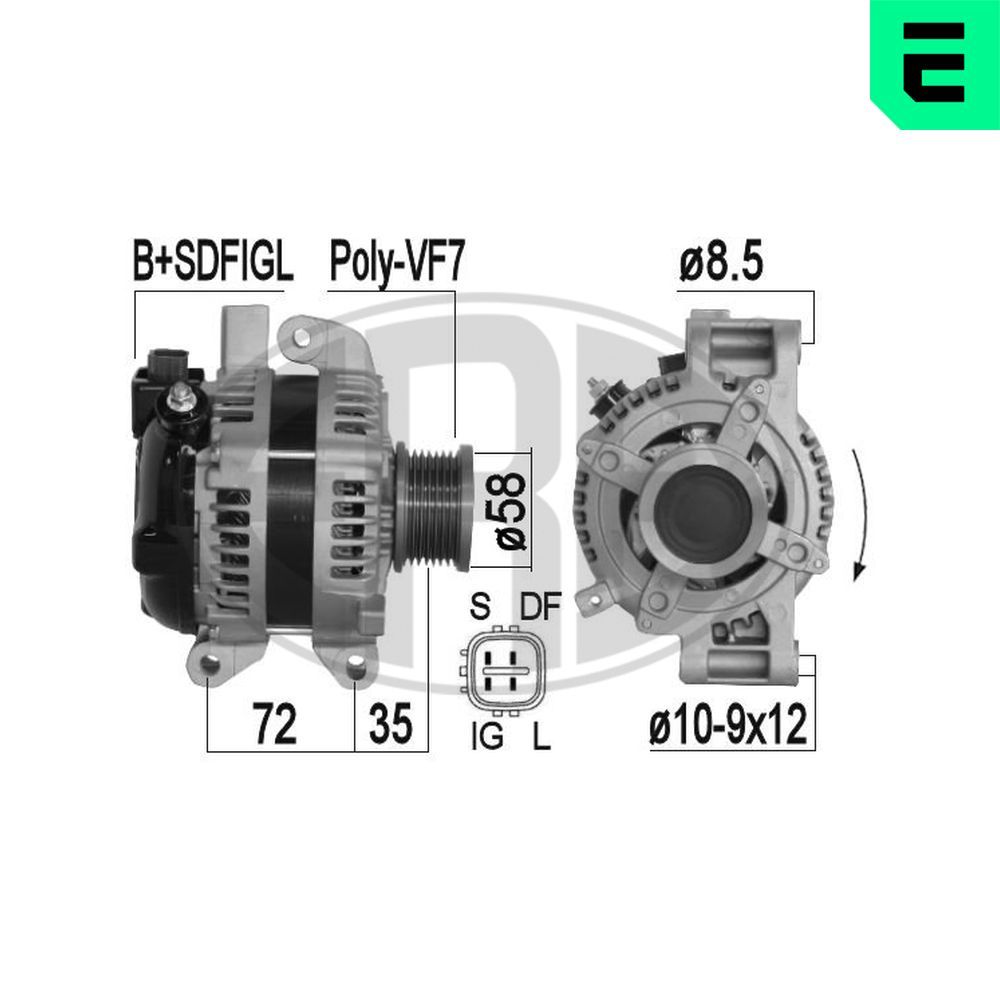 Generator / Alternator ERA 209370A