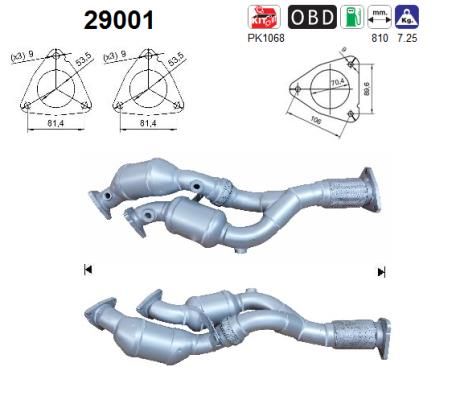 Katalizator AS 955113300AX