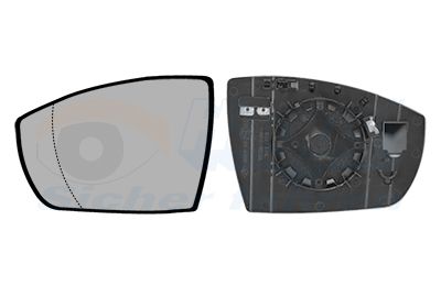 Sticla oglinda, oglinda retrovizoare exterioara VAN WEZEL 1802837