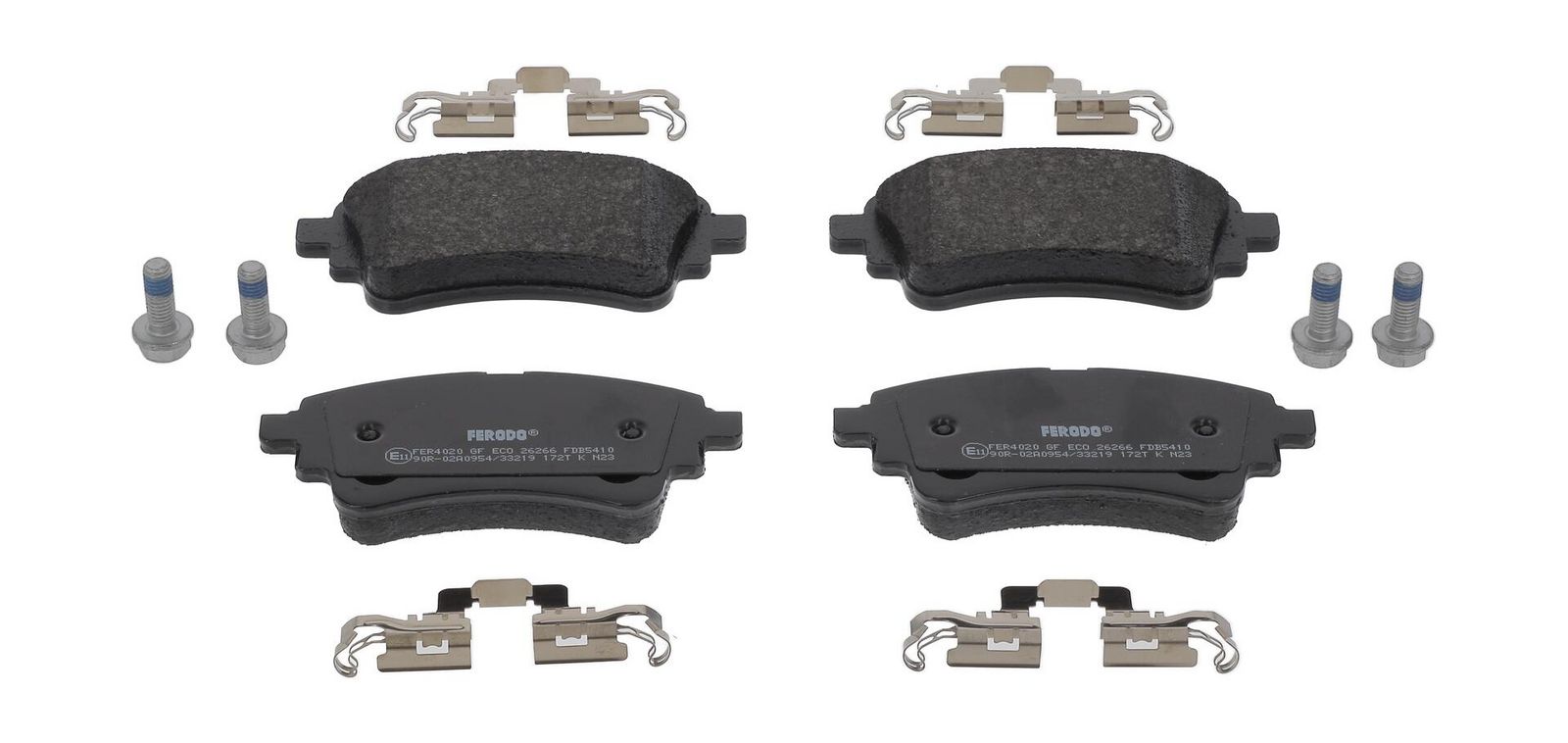 Комплект тормозных колодок, дисковый тормоз