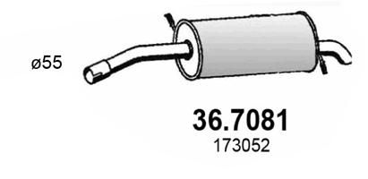 Tłumik końcowy ASSO 36.7081