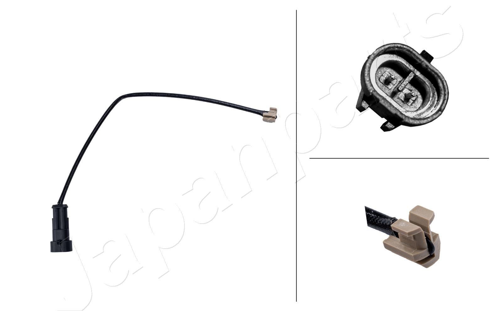 Styk ostrzegawczy, zużycie okładzin hamulcowych JAPANPARTS BPW-288