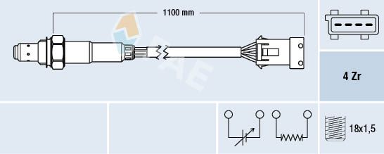 Sonda lambda FAE 77371