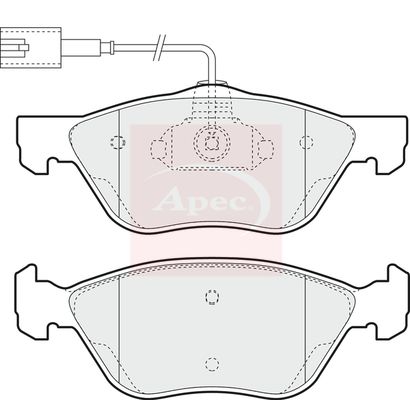 Apec - Front Brake Pad Set