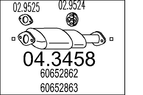 Katalizator MTS 60652863