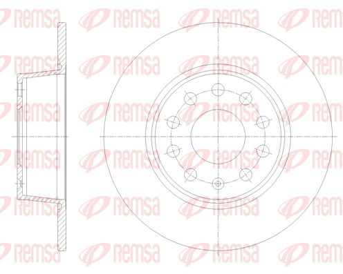 Tarcza hamulcowa KAWE 62098 00