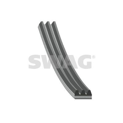 Pasek klinowy wielorowkowy SWAG 33 10 4400