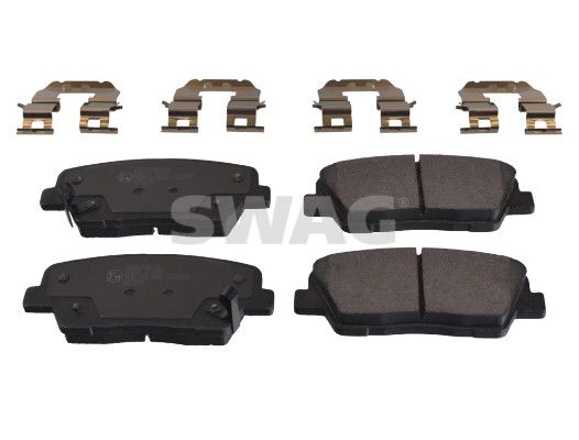 Zestaw klocków hamulcowych, hamulce tarczowe SWAG 33 10 7139