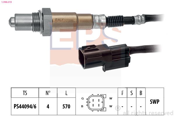 Sonda lambda EPS 1.998.519