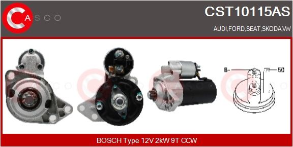 Levně Startér CASCO CST10115AS