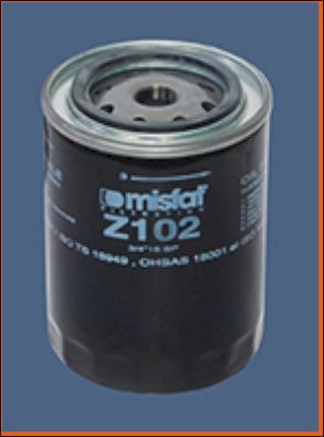 Filtr oleju MISFAT Z102
