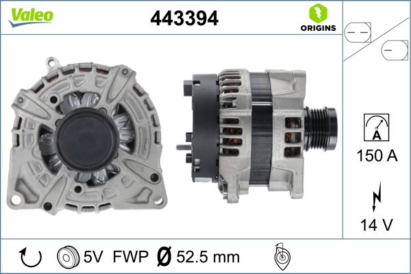 Alternator VALEO 443394