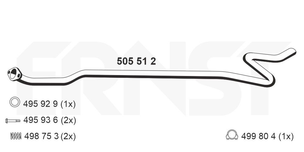 Racord evacuare ERNST 505512