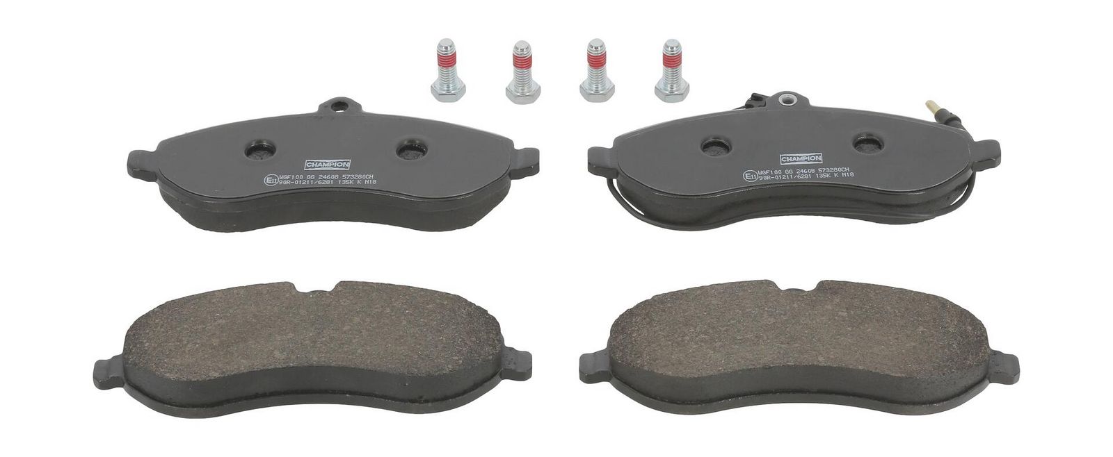 set placute frana,frana disc CHAMPION 573280CH