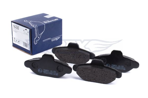 Levně Sada brzdových destiček, kotoučová brzda TOMEX Brakes 10-33