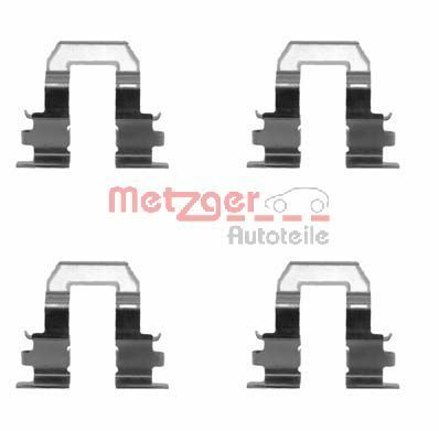 Set accesorii, placute frana METZGER 109-1255