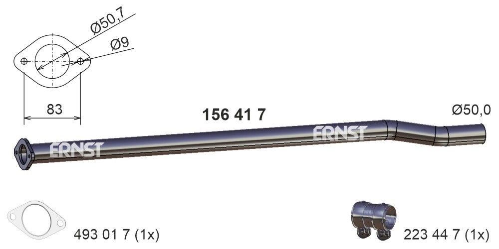 Racord evacuare ERNST 156417