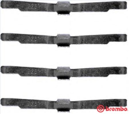 Zestaw akcesoriów, klocki hamulcowe BREMBO A 02 299