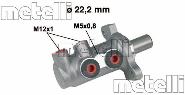 Hlavní brzdový válec METELLI 05-0294