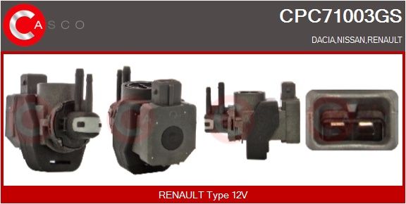 E-shop Menič tlaku, Riadenie výfukových plynov CASCO CPC71003GS