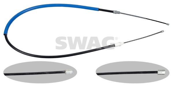 Cięgło, hamulec postojowy SWAG 60 10 1816