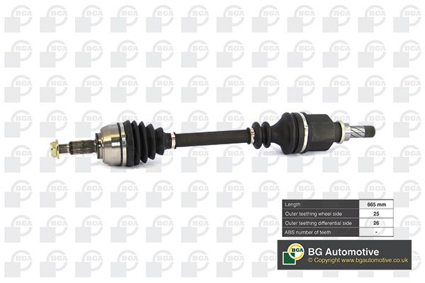 Wał napędowy BGA DS7349L