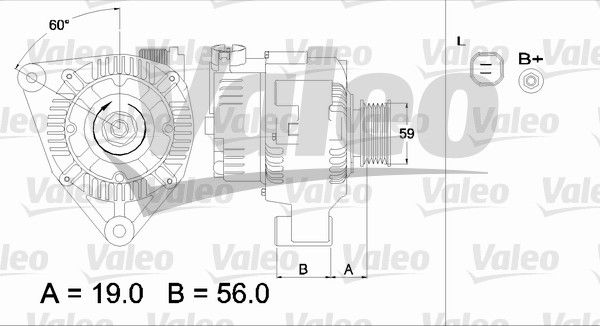 Alternator VALEO 437345