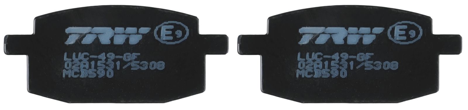 set placute frana,frana disc TRW Organic Allround MCB590