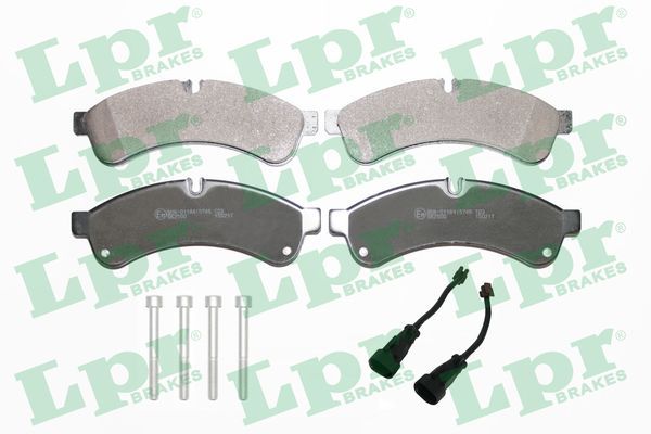 Zestaw klocków hamulcowych, hamulce tarczowe LPR 05P1461A