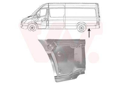 Ściana boczna VAN WEZEL 3083143