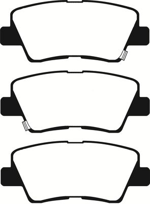 ABTEX - Rear Brake Pad Set