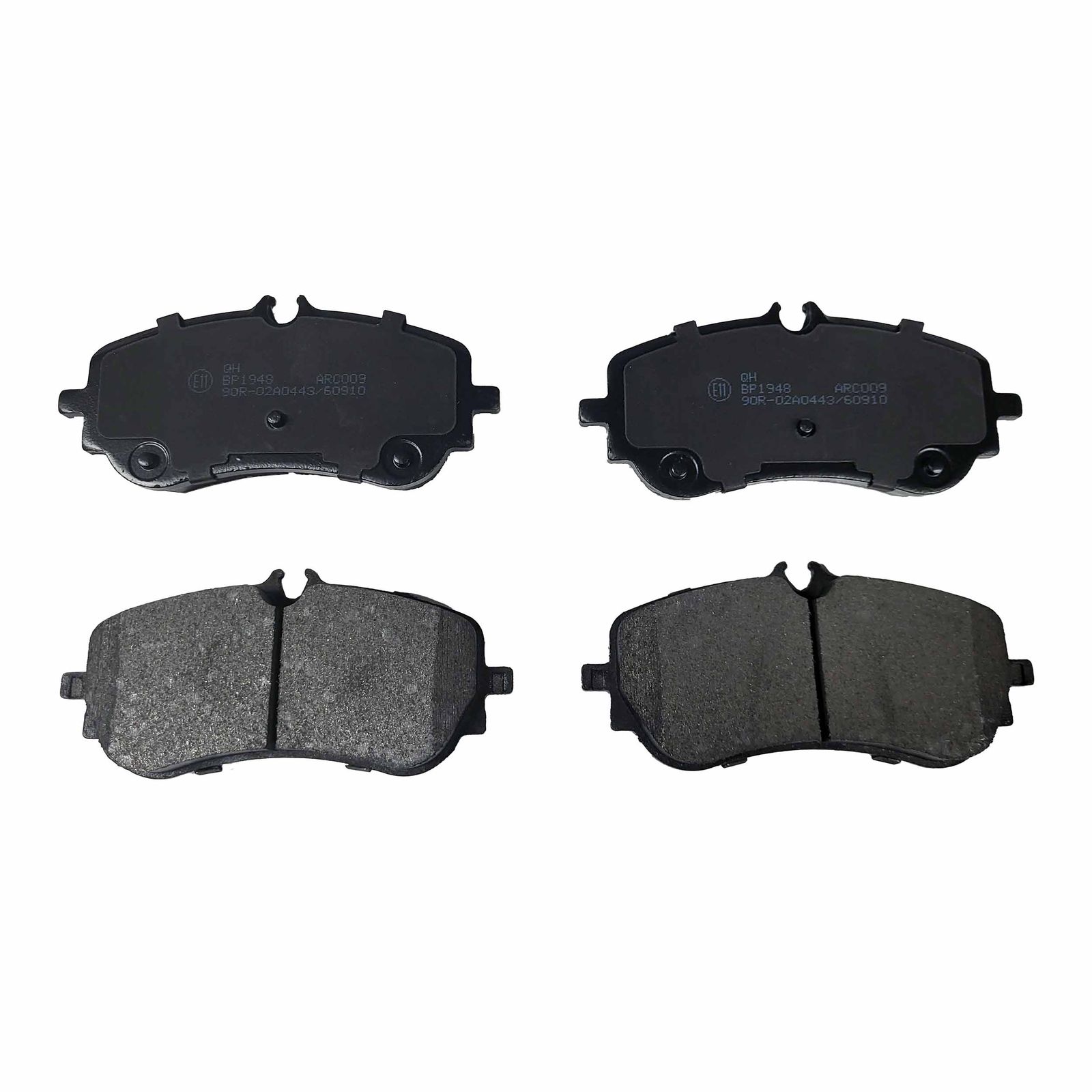 Zestaw klocków hamulcowych, hamulce tarczowe QUINTON HAZELL BP1948