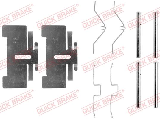 Zestaw akcesoriów, klocki hamulcowe KAWE 109-0974