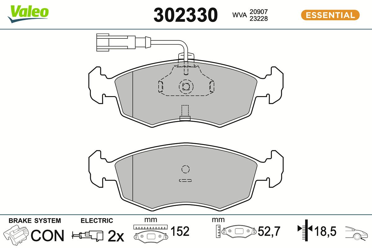 Комплект тормозных колодок, дисковый тормоз