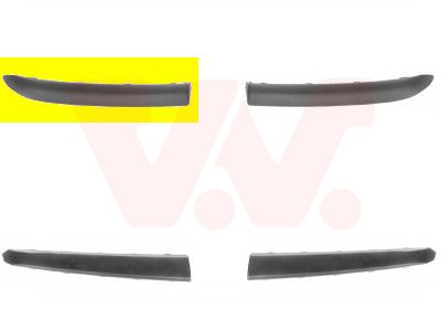 Ozdobná / ochranná lišta, nárazník VAN WEZEL 1620584