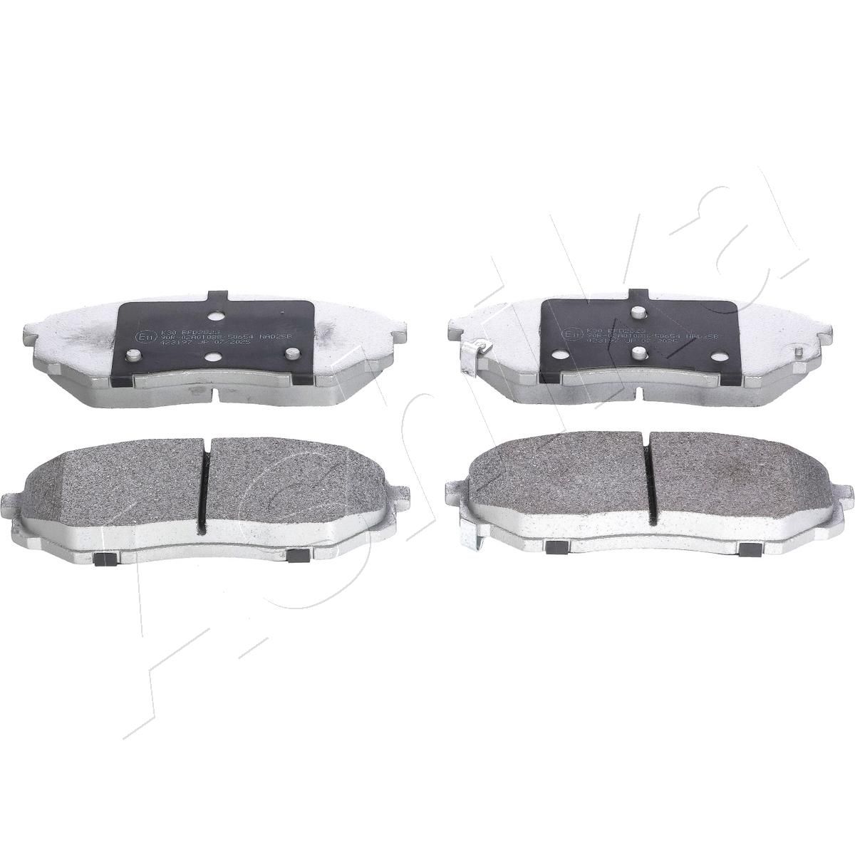 set placute frana,frana disc ASHIKA 50-0K-K30