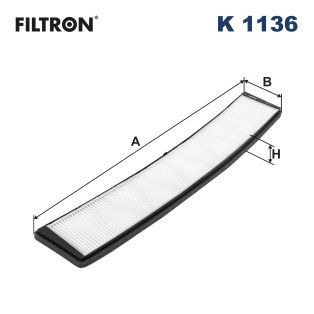 Filtr, vzduch v interiéru FILTRON K 1136
