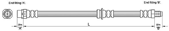 Tuyaux de frein flexibles
