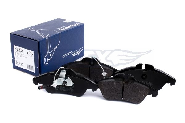 Levně Sada brzdových destiček, kotoučová brzda TOMEX Brakes 10-931