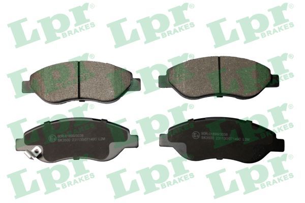 set placute frana,frana disc LPR 05P1490