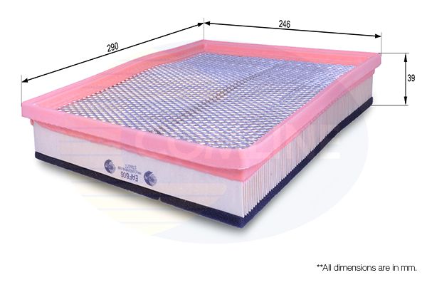 Filtr powietrza COMLINE EAF606