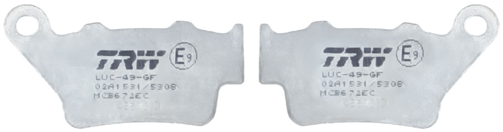 set placute frana,frana disc TRW Organic Eco MCB672EC