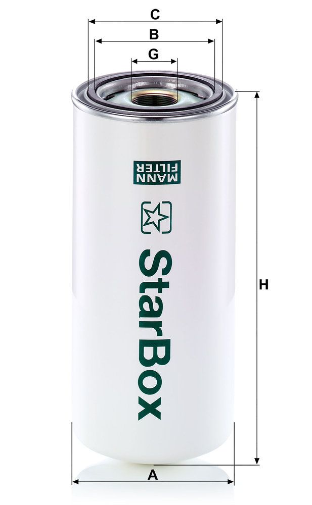 Levně Filtr, technika stlačeného vzduchu MANN-FILTER LB 13 145/20