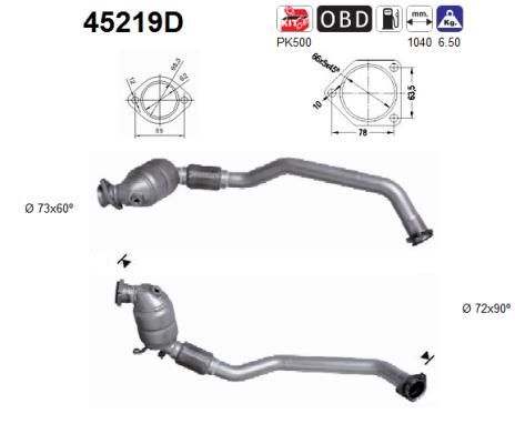Katalizator AS 45219D