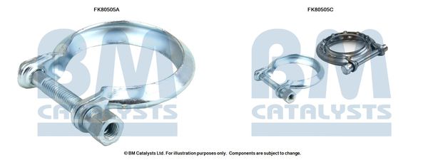 Zestaw montażowy, katalizator BM CATALYSTS FK80505