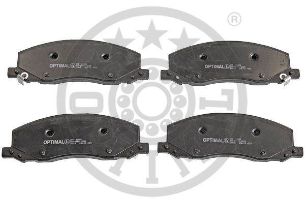 Zestaw klocków hamulcowych, hamulce tarczowe OPTIMAL 12456