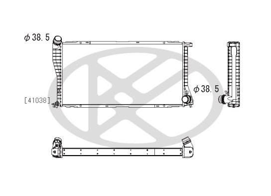 Radiator, racire motor KOYORAD PL422370