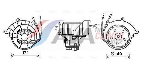 AVA - Heater Blower Motor