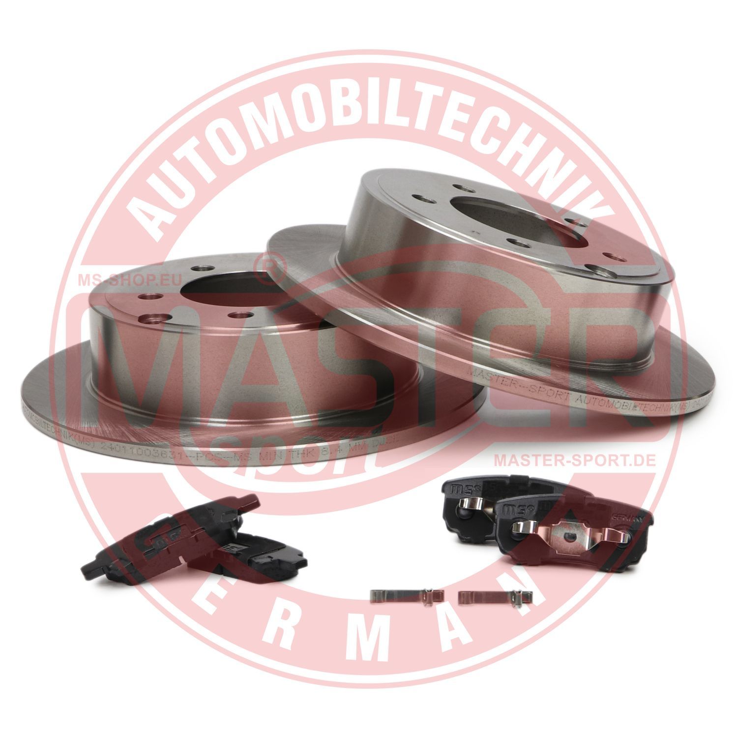 Zestaw do hamulców, hamulce tarczowe MASTER-SPORT GERMANY 201003630